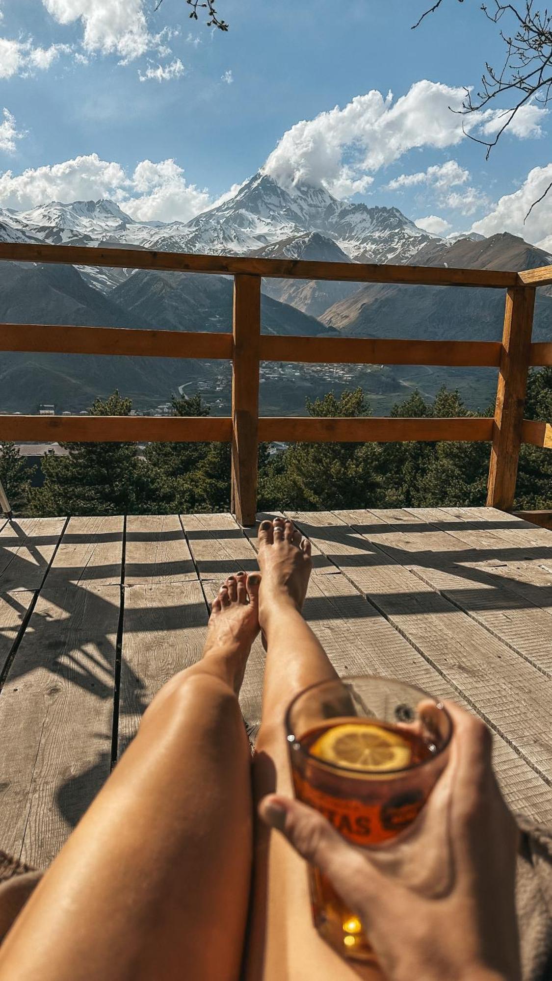 Elia Glamping Hotel Kazbegi Bagian luar foto