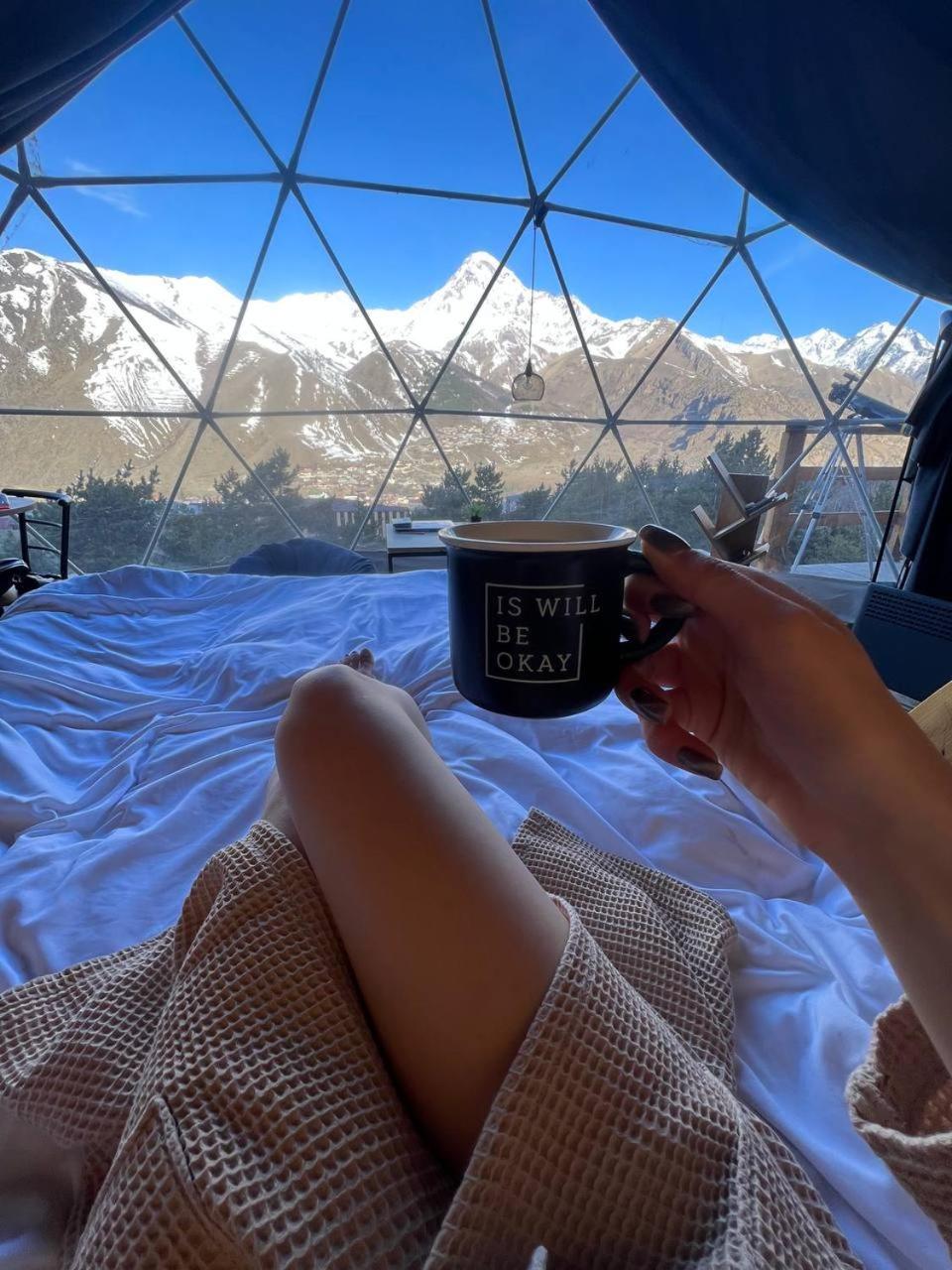 Elia Glamping Hotel Kazbegi Bagian luar foto