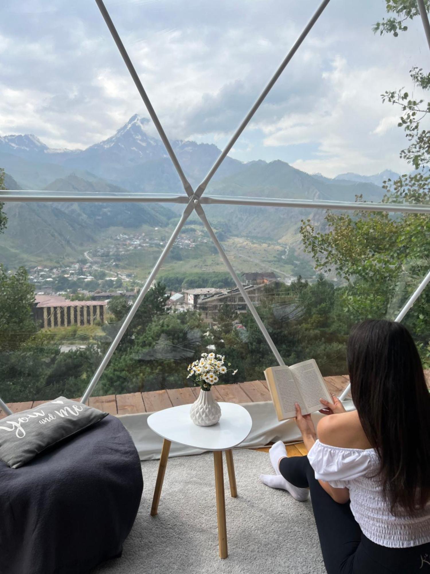 Elia Glamping Hotel Kazbegi Bagian luar foto